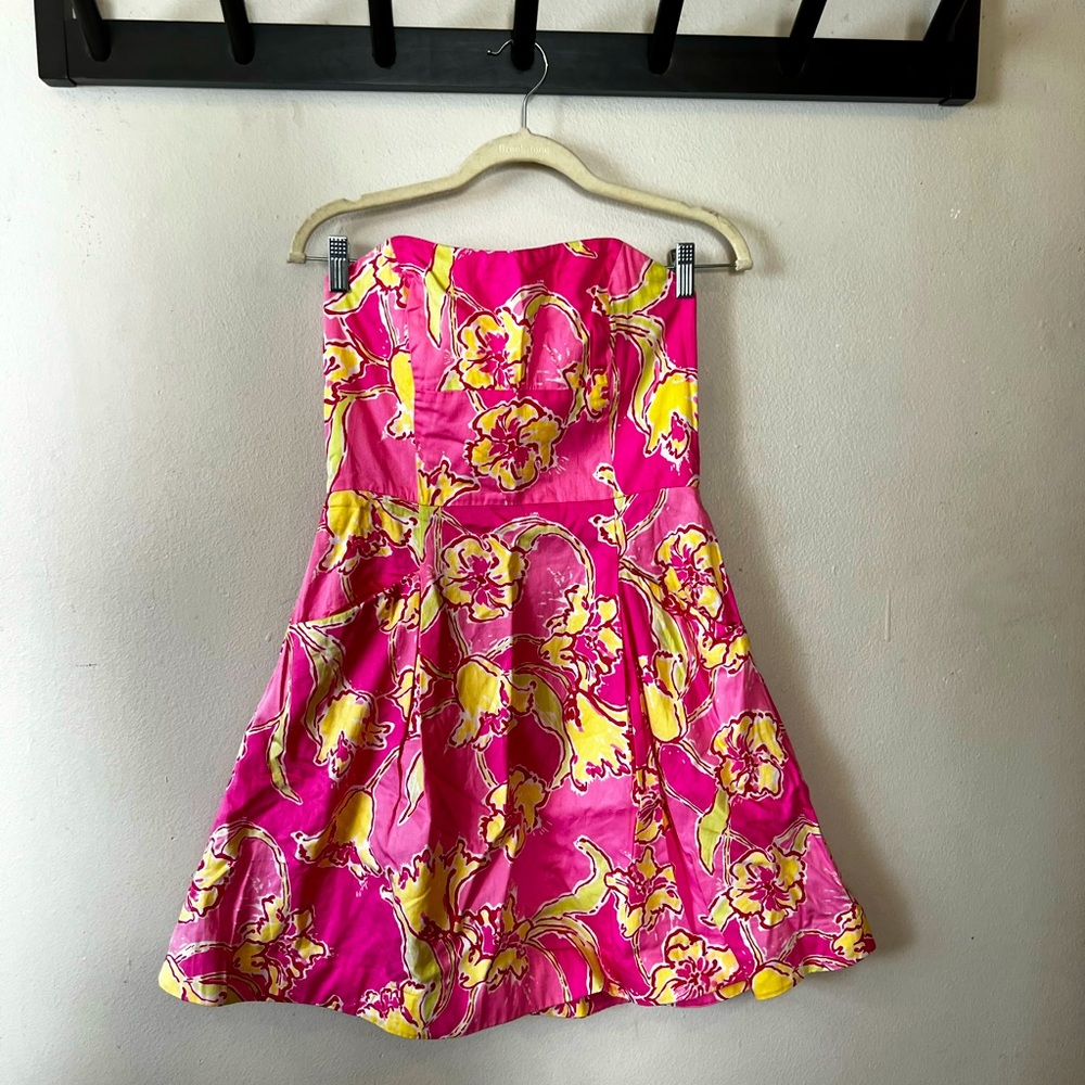 Lily Pulitzer Strapless Party Dress - Size 6